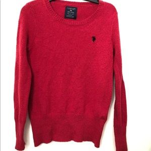 SOLD Super soft red sweater